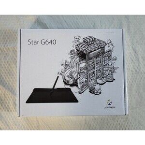 XP-PEN Star G640 Graphics Drawing Tablet w Stylus USB Windows Mac